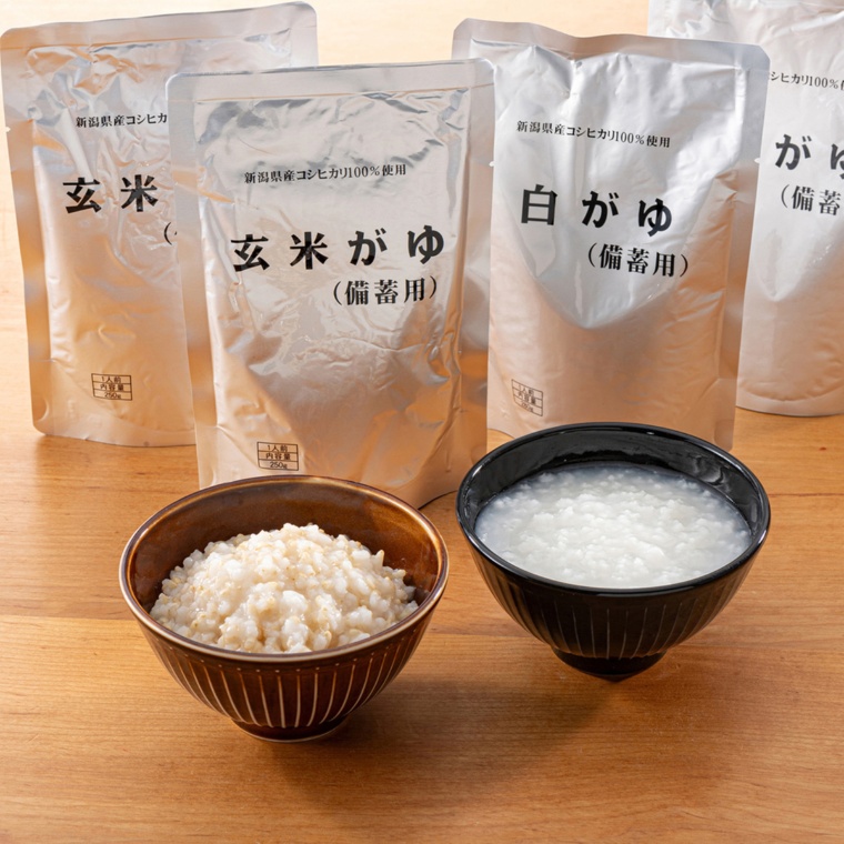 ヒカリ食品 [備蓄用]白がゆ&玄米がゆ16パック