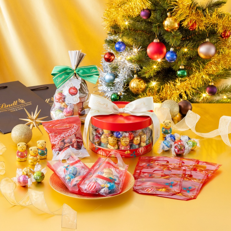 リンドール クリスマススペシャルギフトセット 90個+ミニミルク付