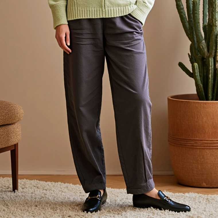 Grace Edit コーデュロイコクーンパンツ