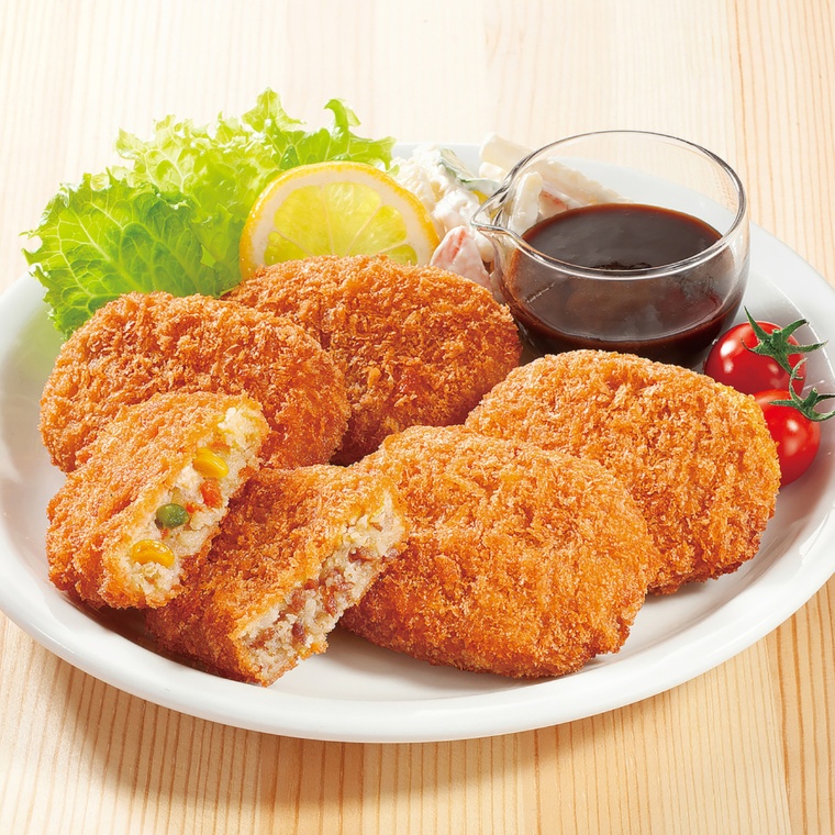 レンジで簡単北海道コロッケ 牛肉&野菜 2種計24個