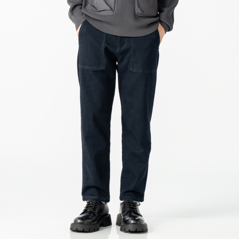 Lucca Uomo alla moda 裏起毛ストレッチデニム