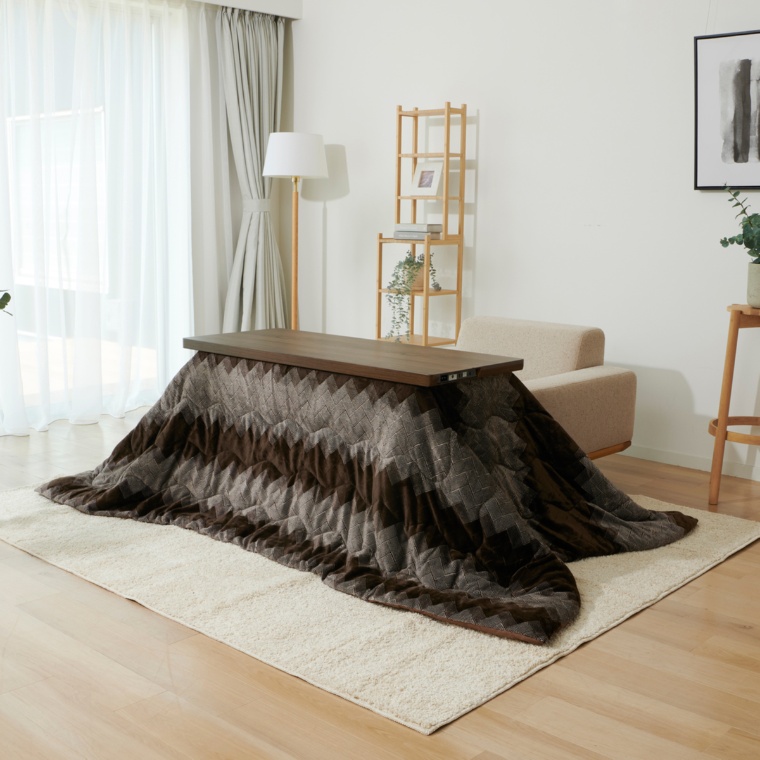 ユアサ ソファに合わせる2WAYコタツ＆布団セット 120cm