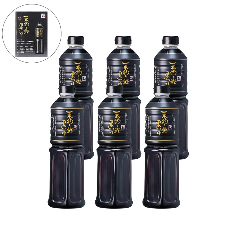 千代の一番一本釣り鰹黒つゆ6本セットレシピ付