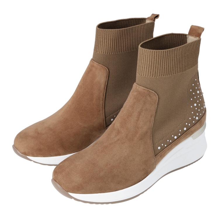 ビューフォート ニットコンビスニーカーブーツ