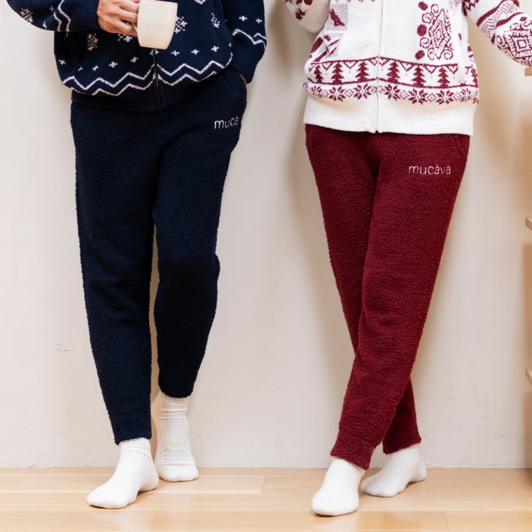 mucava モールニットジョガーパンツ