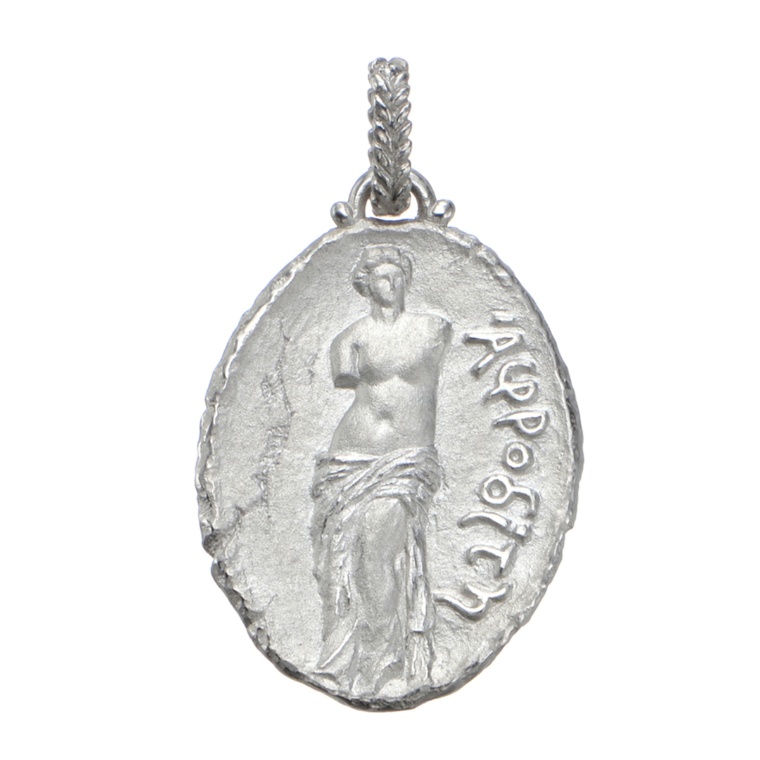 純プラチナ アフロディーテ&ニケ レリーフペンダントヘッド