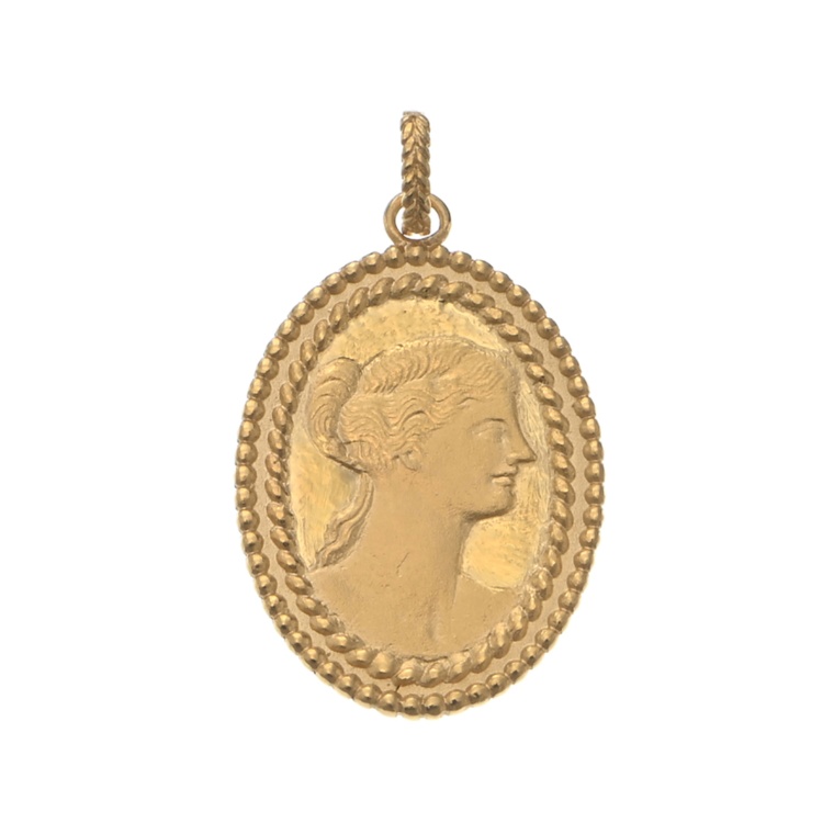 マエストロ 純金 ペンダントヘッド ビーナス&ぶどう