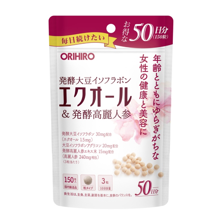 エクオール&発酵高麗人参徳用 150粒