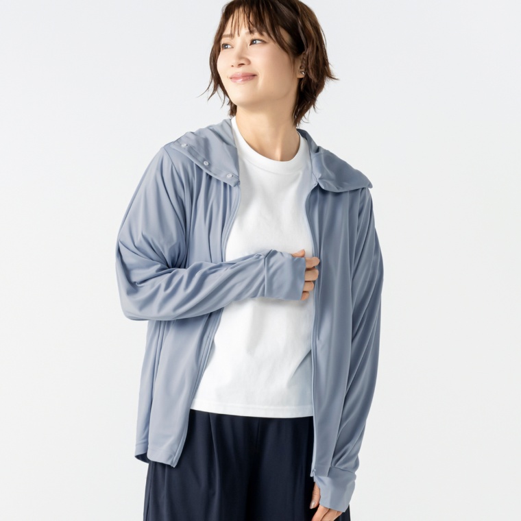 ミズノ 着る木陰COOL 遮熱レディースパーカー