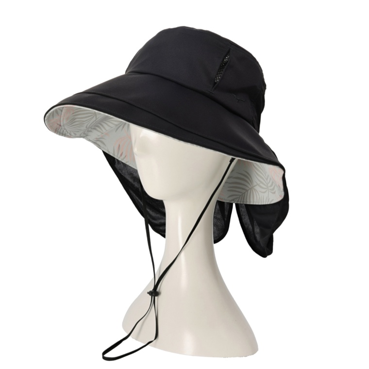 ミズノ 着る木陰COOL 遮熱UVシェード付きハット