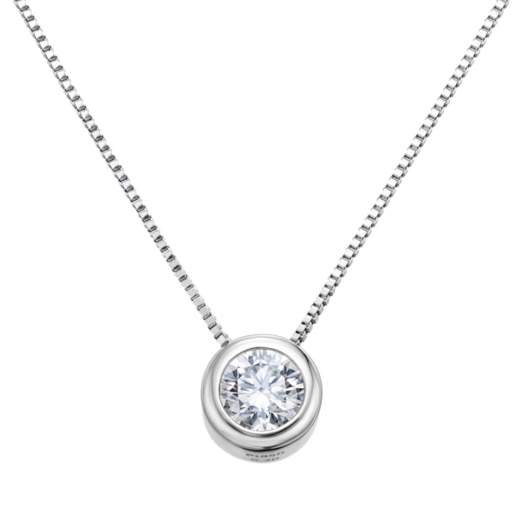 DカラーダイヤモンドPT950 ペンダント0.3ctUP