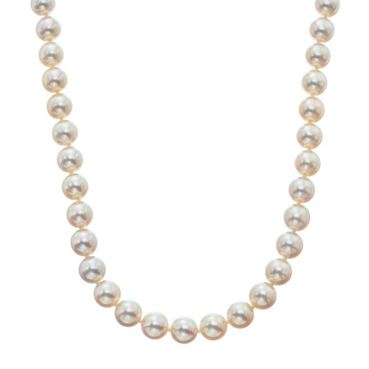 18KYG アコヤ真珠ネックレス アコヤクイーン