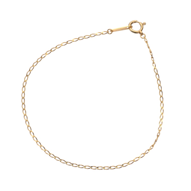 マエストロ 純金スラッシュVカット喜平チェーンブレスレット