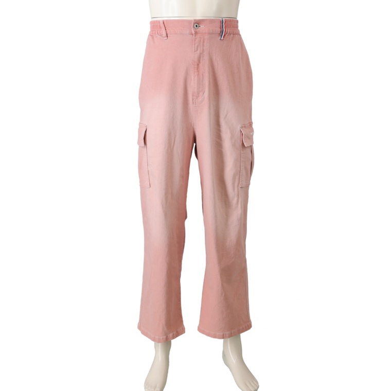 PERSONSBOY ウォッシュデニムカーゴパンツ