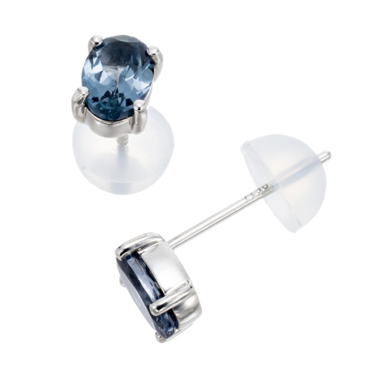 プラチナカラースピネル PT900ピアス 計0.8ctUP