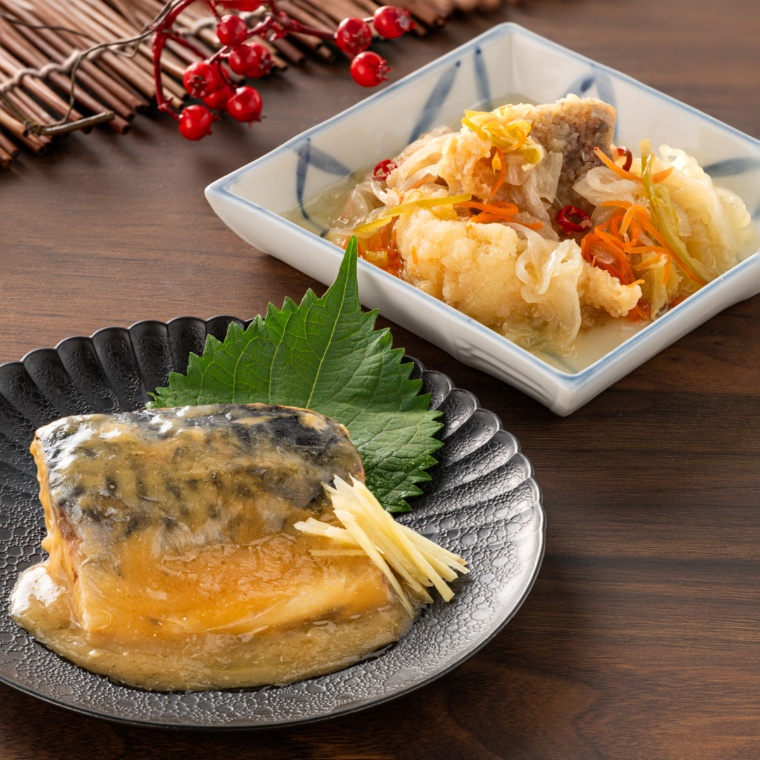 なだ万 鯖味噌煮&赤魚南蛮漬け5袋セット