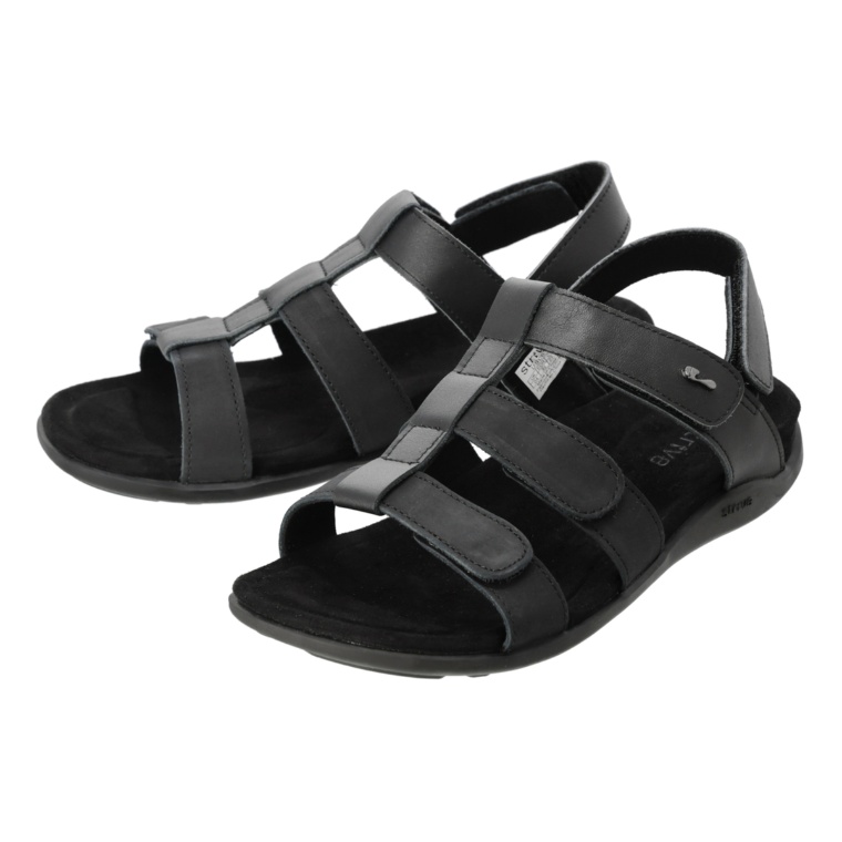 Strive レザー バックストラップサンダル