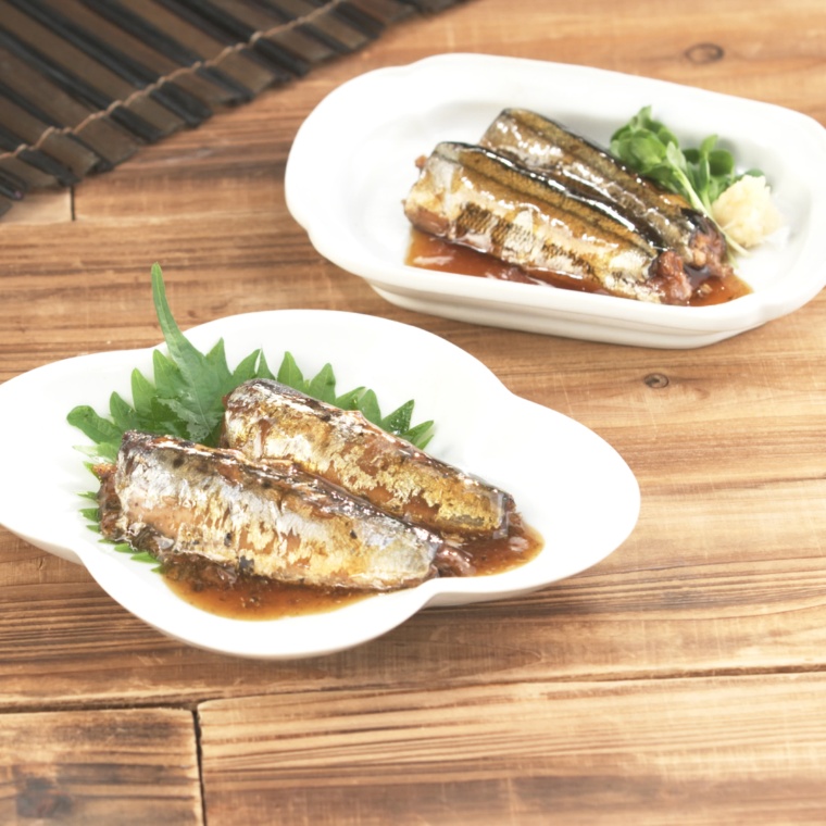 骨までやわらか煮魚 イワシ梅紫蘇煮・サンマ煮付