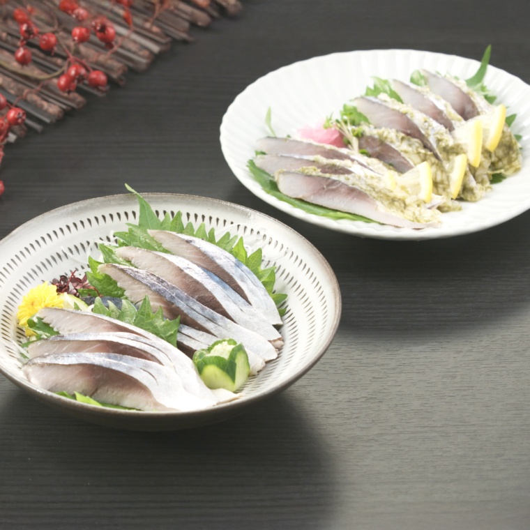 国産しめさばまろやか風味プレーン・昆布計8枚