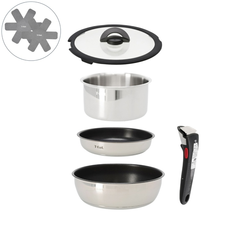 T-fal インジニオ・ネオIHステンレス フライパン・鍋7点セット