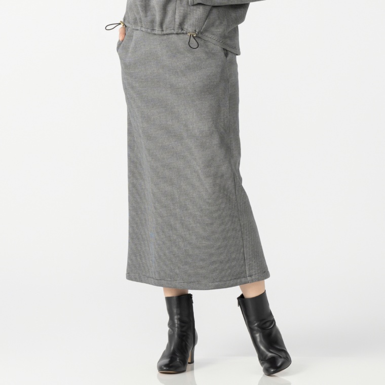 エニワイズ 暖か裏シャギーペンシルスカート