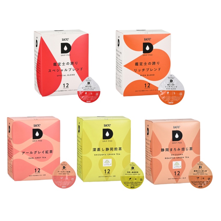 UCCドリップポッド コーヒー,お茶5種セット