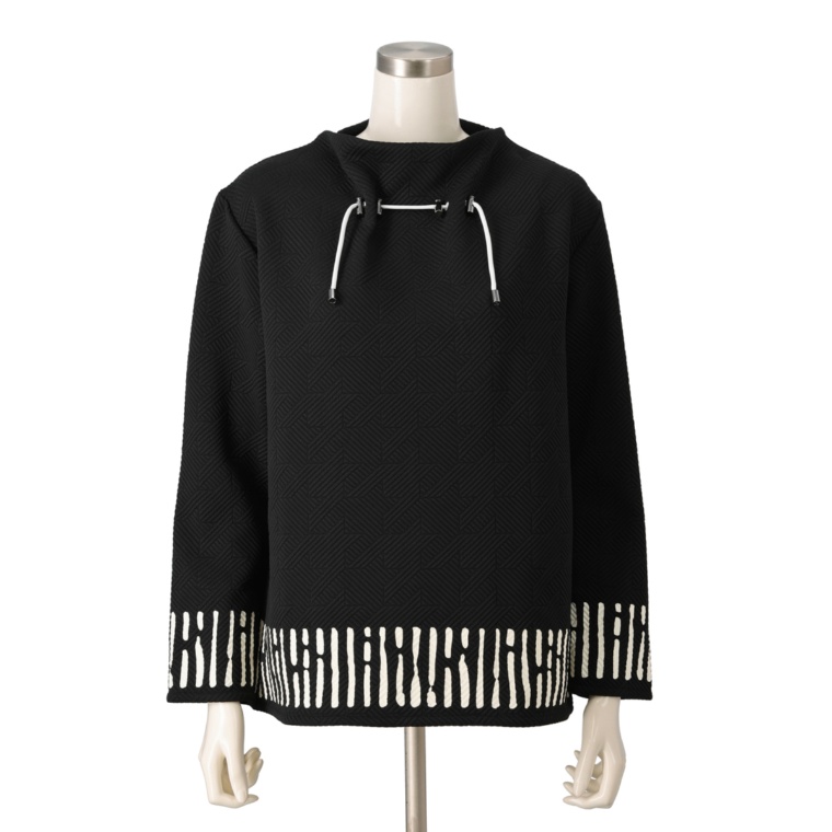 calma ドロストネック ふくれプルオーバー