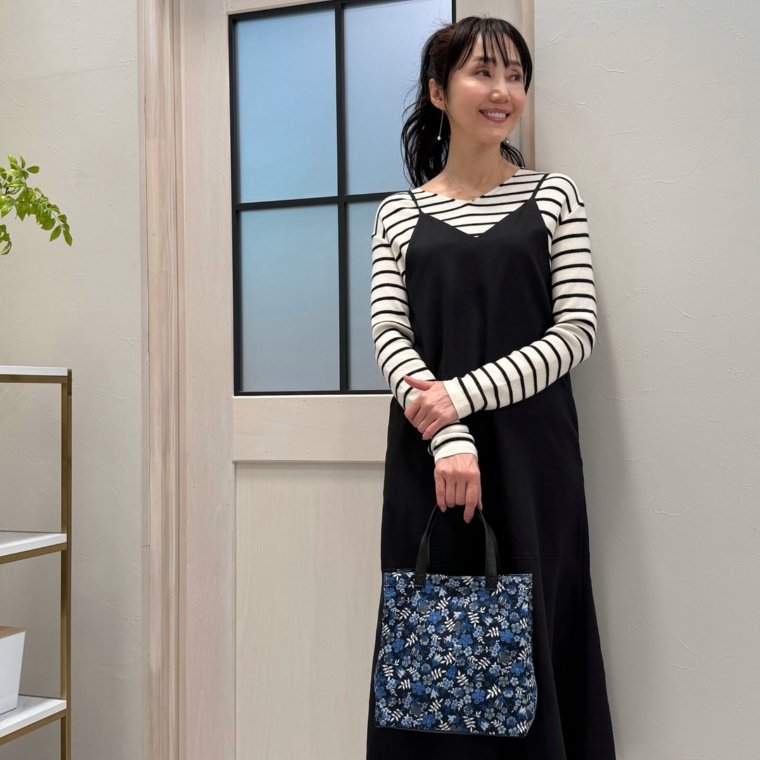 IM リバティプリント  おでかけスクエアミニトート