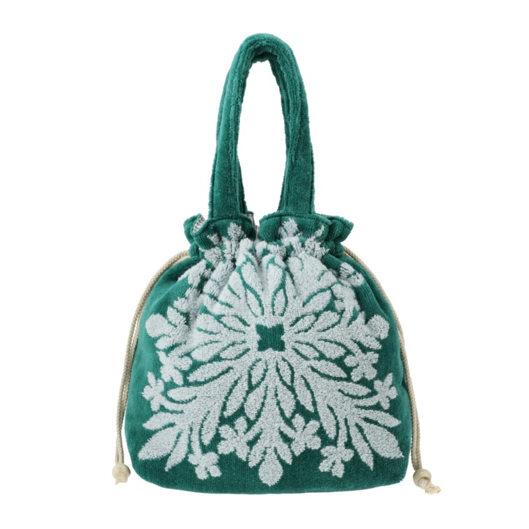 キャシーマム モアニ 巾着トートバッグ縦25×横32×マチ9cm