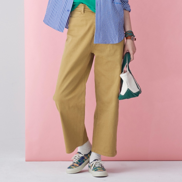 GRC SAABコラボ中白反応染カラーデニムパンツ