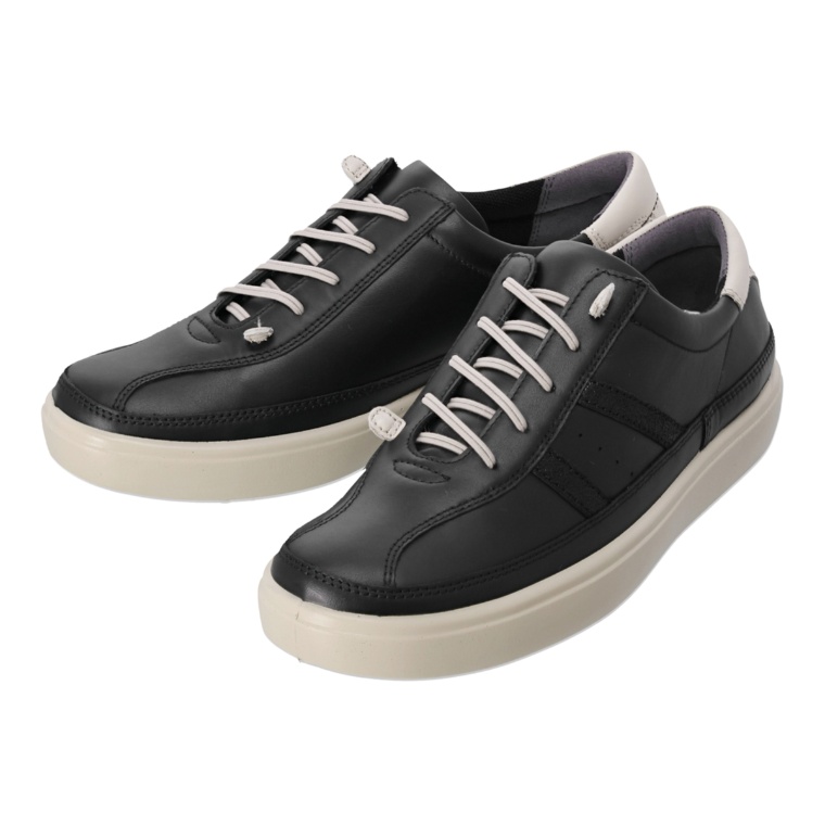 アキレス・ソルボ 3E牛革ゴム紐スリッポンシューズ