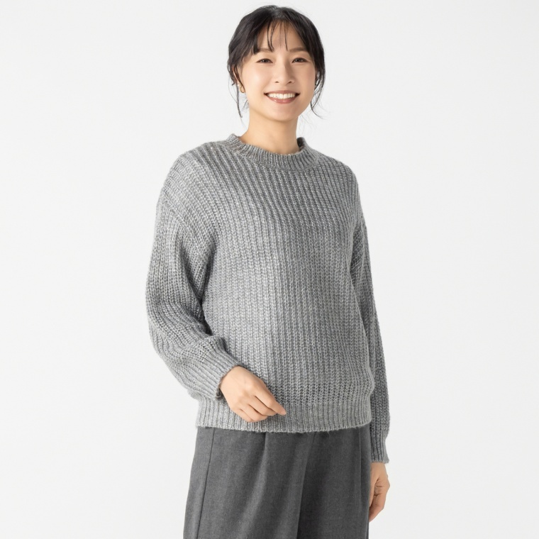 WHITELEY ヘアリースパンコールプルオーバー