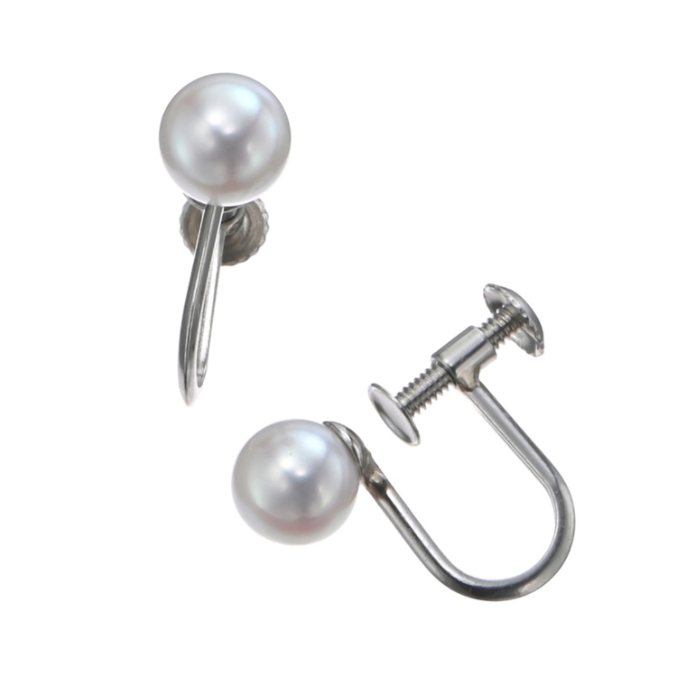 PT900 アコヤベビーパール イヤリング/ピアス 5mm