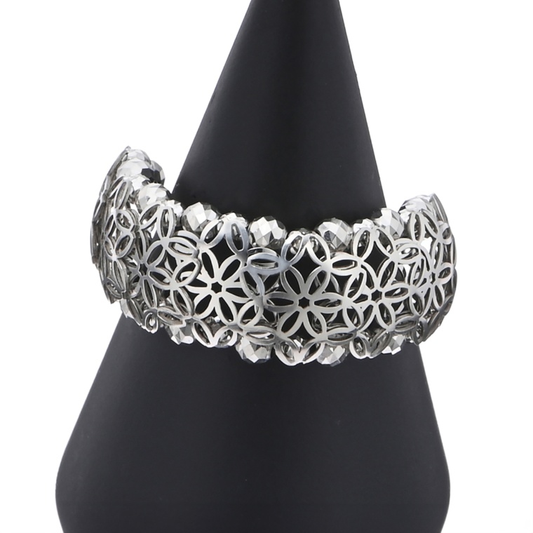 純プラチナ さくらデザイン チェーンリング