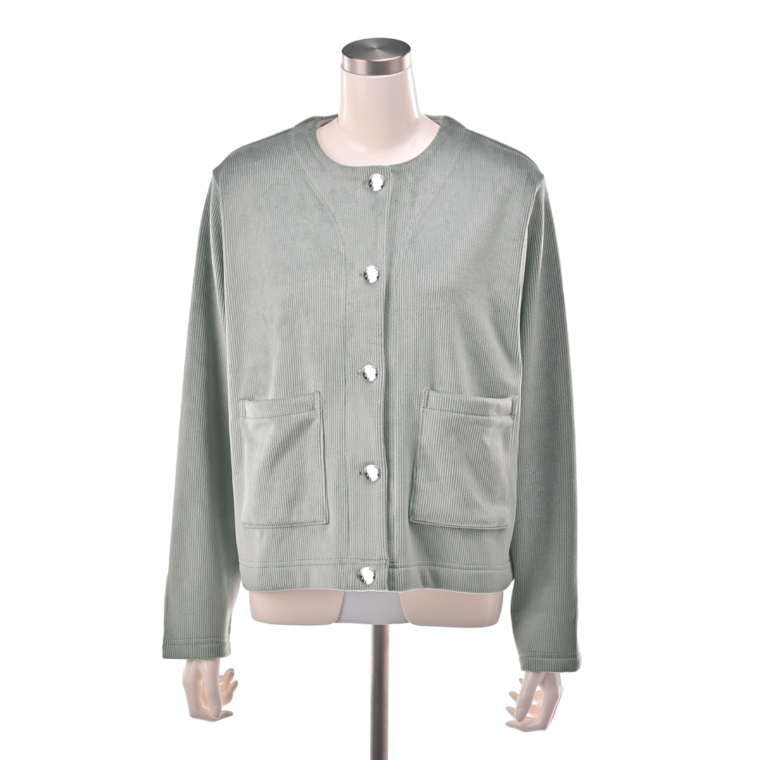 Provador やみつきベロア両面起毛カーデジャケット