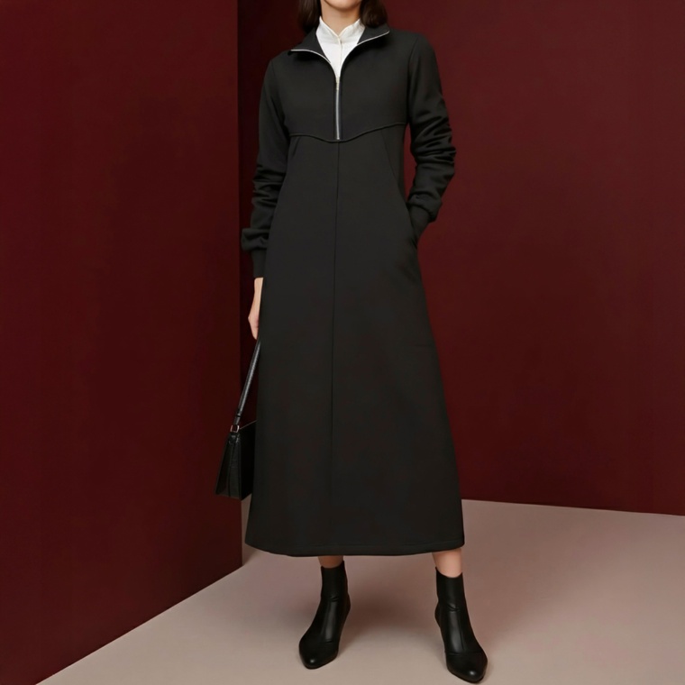 Provador 裏シャギー起毛ワンピース