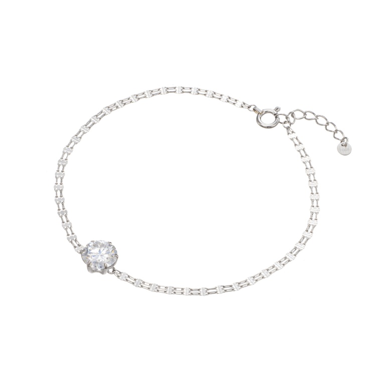 PT950/850合成モアッサナイト  ブレスレット 1.0ctUP