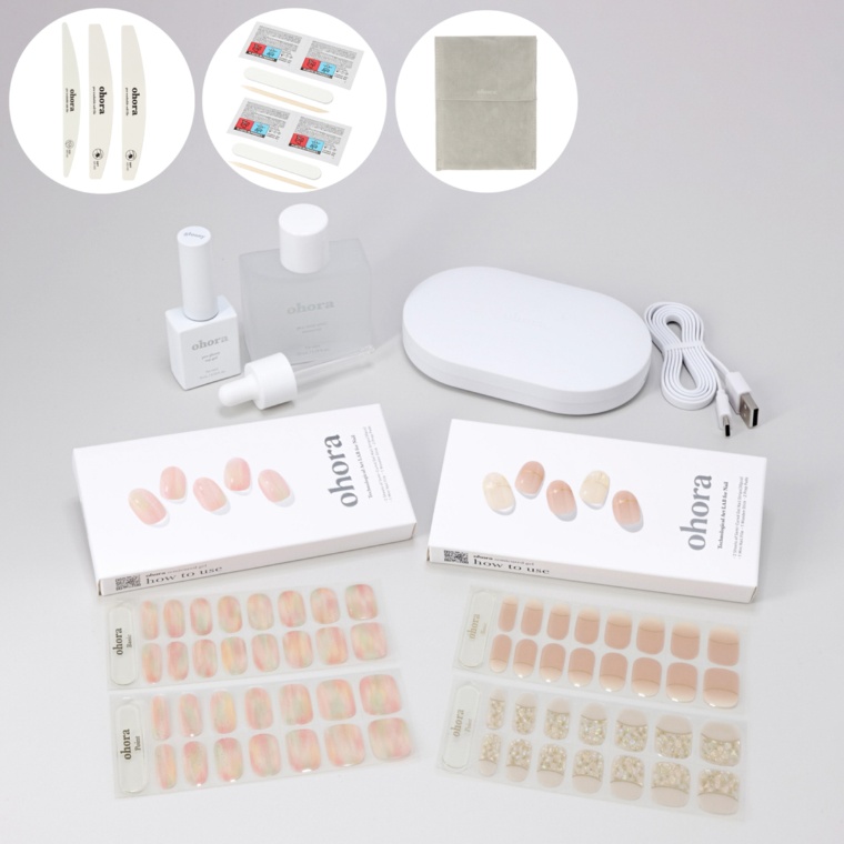 オホーラ セルフネイル ポータブルランプ付計5点+P 特別セット