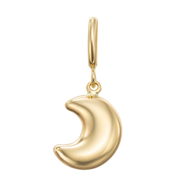 18KYG 三日月ペンダントヘッド