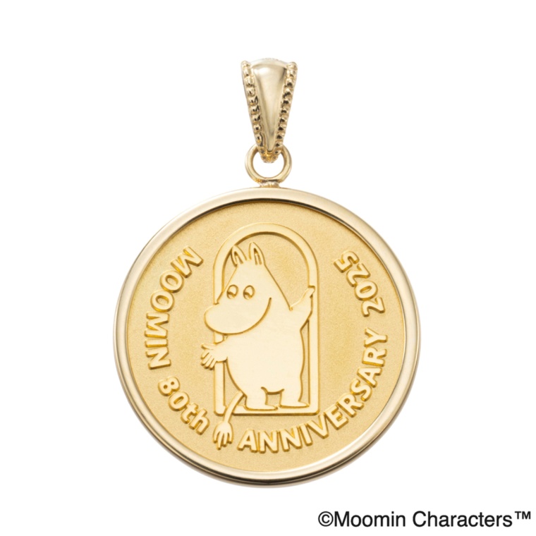 純金/18K ムーミン&リトルミイペンダントヘッド