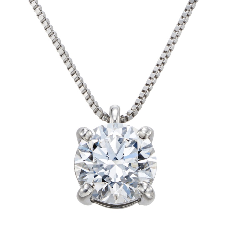 ラボグロウンダイヤモンド PT950 ペンダント 1.0ctUP