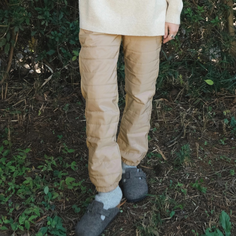 Carney 保温中綿 美脚ジョガーパンツ