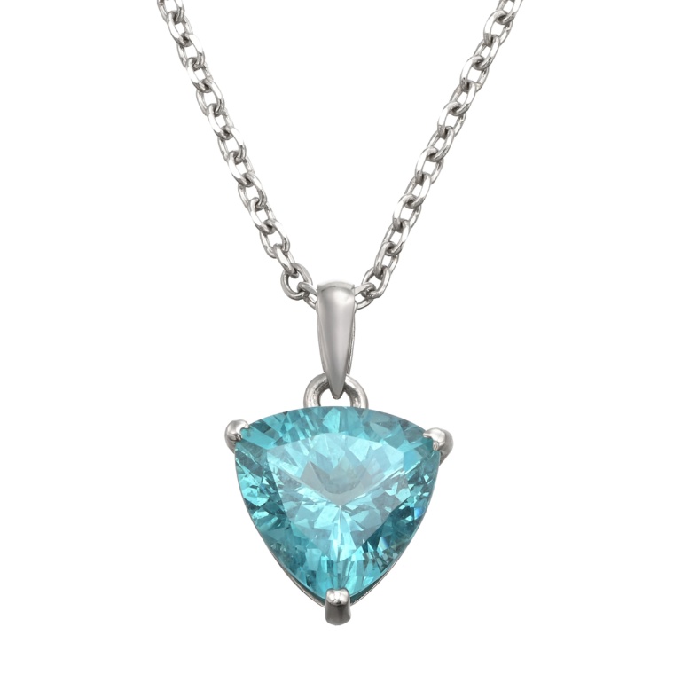 PT950 パライバカラーアパタイト ペンダント 2.0ctUP