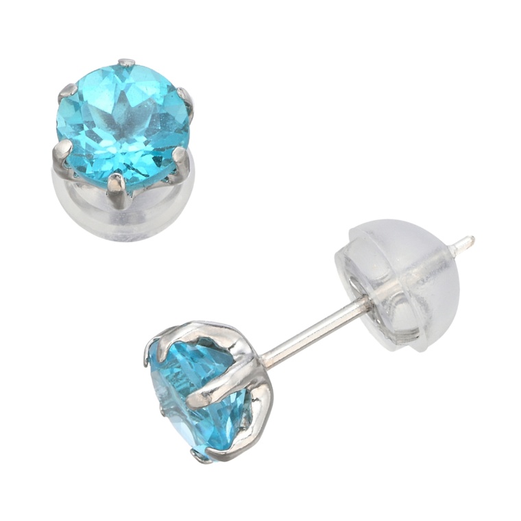 PT パライバカラーアパタイト ピアス 計1.0ctUP