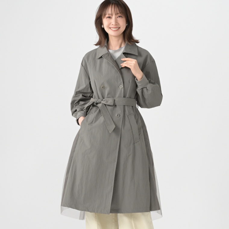 Remite バックチュールトレンチコート