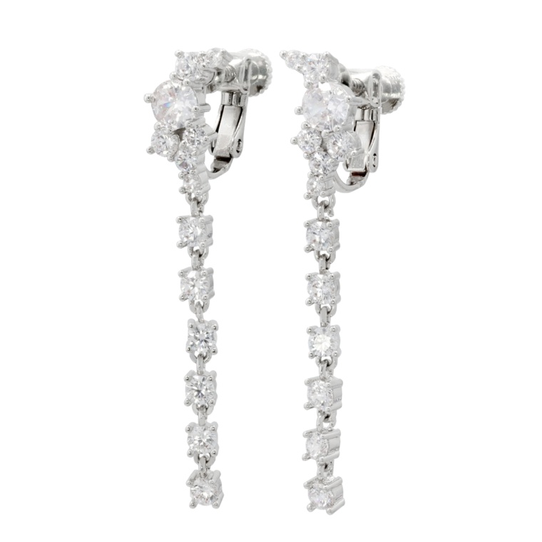 Jinka Nezu CZ ミルキーウェイ イヤリング/ピアス