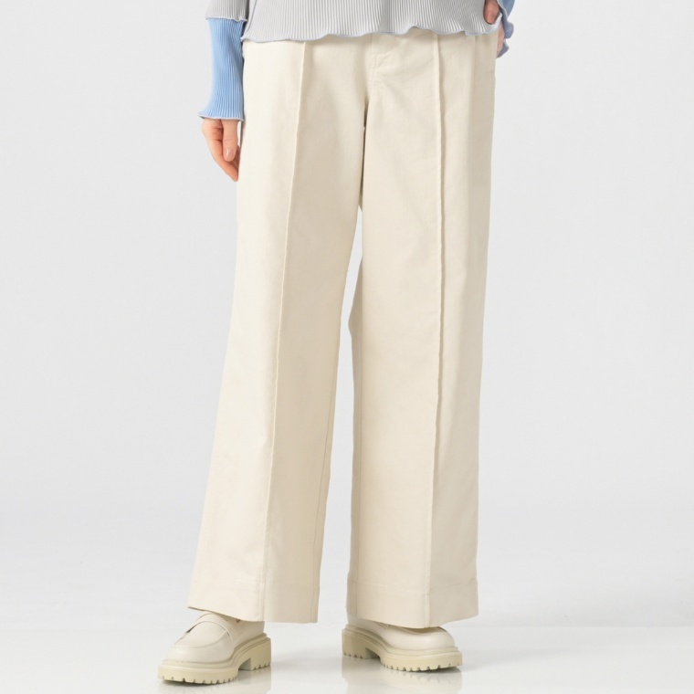 Remite ワイドストレッチパンツ ネット限定股下