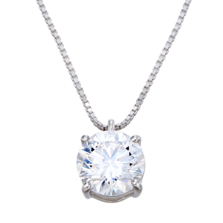 ラボグロウンダイヤモンド PT950 ペンダント2.0ctUP