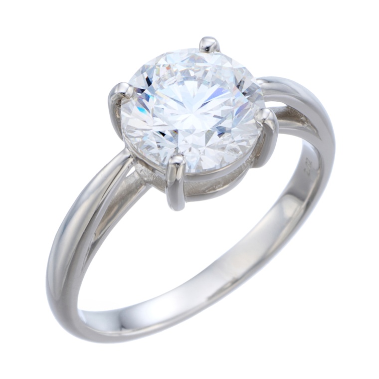 ラボグロウンダイヤモンド PT950 リング2.0ctUP