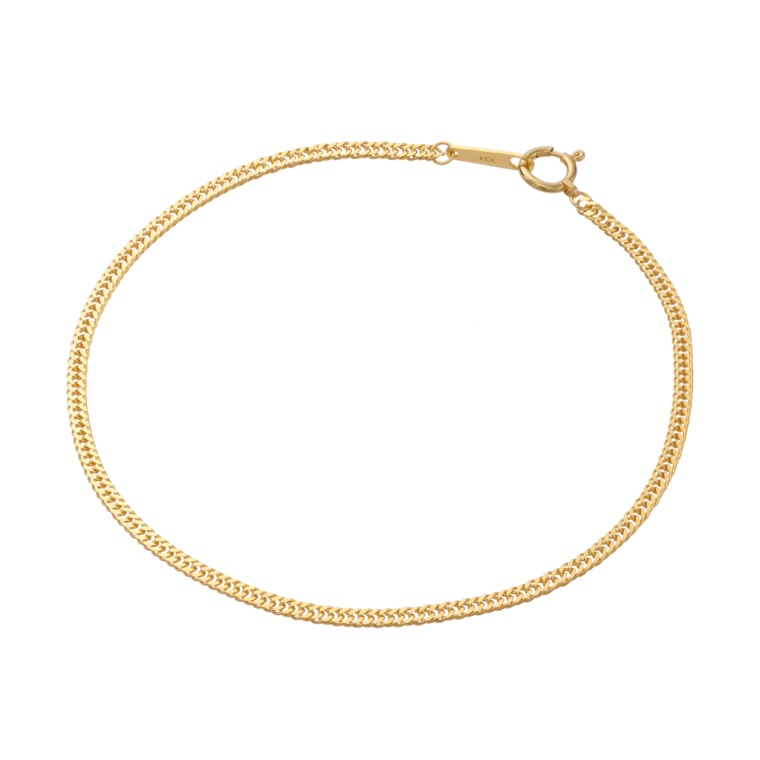 マエストロ 純金 ダブル喜平 フラットカットチェーン ブレスレット